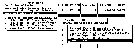 Screen capture shows settings displayed and "Name - mars" is selected.