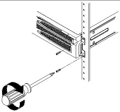 Figure showing where to secure the front hardmount brackets.