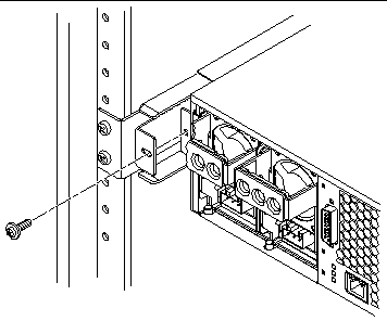 Figure showing how to secure the rear flanges.