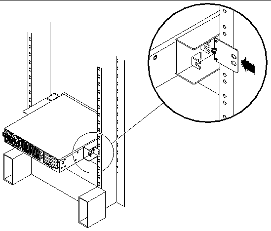 Figure showing how to install the rear plate to the side bracket.