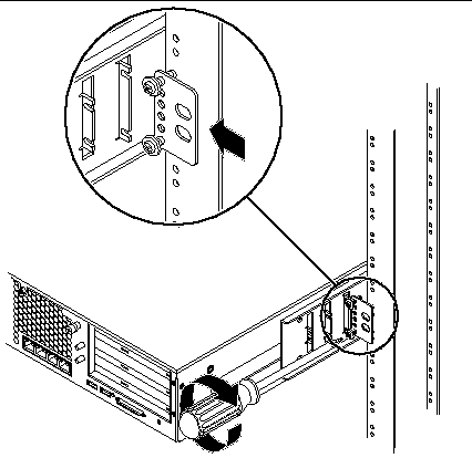 Figure showing how to install the rear plate to the side bracket.