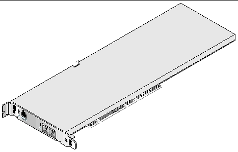 Illustration of the top view of the MMF adapter