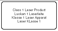 laser device caution