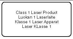laser device caution