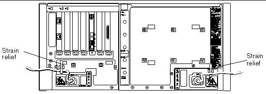 This figure shows the stain reliefs on the back panel.