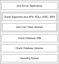 Oracle Database Java component structure