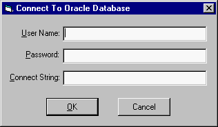 the Connect dialog box