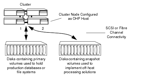 Example Implementation of an Off-Host Point-In-Time Copy Solution Using a Cluster Node